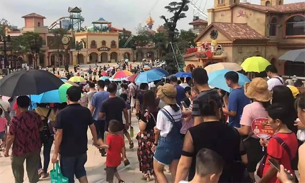 jinnianhui今年会游乐参与打造的欢乐海岸PLUS三天迎客超16万人！